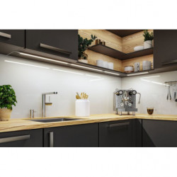 Zestaw opraw podszafkowych SET LINE DIM PIR 2x4W 2x350lm 350mm 30000K 230V/24V chrom matowy / aluminium Zestaw opraw podszafkowych SET LINE DIM PIR 2x4W 2x350lm 350mm 30000K 230V/24V chrom matowy / aluminium