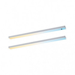 Zestaw opraw podszafkowych SET LINE DIM PIR 2x4W 2x350lm 350mm 2700K-6500K 230V/24 chrom matowy / aluminium Zestaw opraw podszafkowych SET LINE DIM PIR 2x4W 2x350lm 350mm 2700K-6500K 230V/24 chrom matowy / aluminium