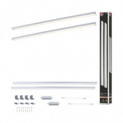 Zestaw uzupełniający opraw podszafkowych LED LINE DIM PIR 2x6W 2x500lm 550mm 30000K 24V chrom matowy / aluminium Zestaw uzupełniający opraw podszafkowych LED LINE DIM PIR 2x6W 2x500lm 550mm 30000K 24V chrom matowy / aluminium