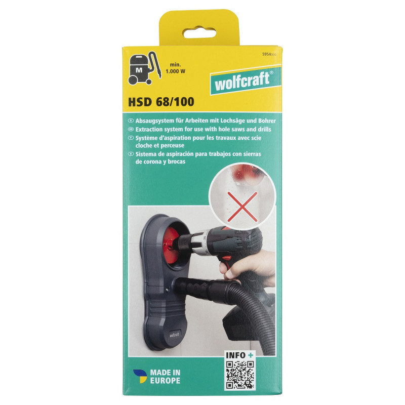 Przystawka do odsysania pyłu, wolfcraft Przystawka do odsysania pyłu, wolfcraft