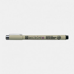 Marker, długopis Pigma Micron 03, 0,35 mm czarny, Sakura Marker, długopis Pigma Micron 03, 0,35 mm czarny, Sakura