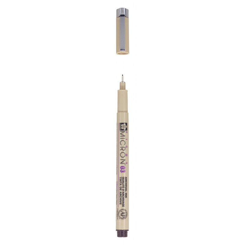 Marker, długopis Pigma Micron 03, 0,35 mm czarny, Sakura Marker, długopis Pigma Micron 03, 0,35 mm czarny, Sakura