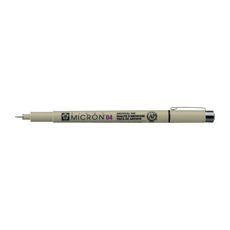 Marker, długopis Pigma Micron 04, 0,40 mm czarny, Sakura Marker, długopis Pigma Micron 04, 0,40 mm czarny, Sakura