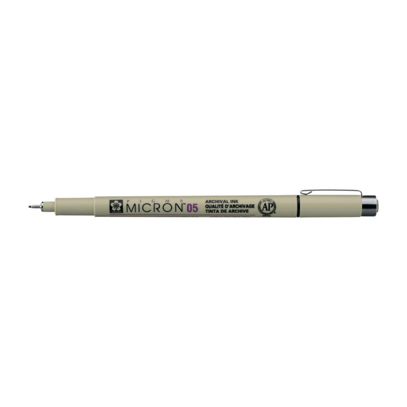 Marker, długopis Pigma Micron 05, 0,45 mm czarny, Sakura Marker, długopis Pigma Micron 05, 0,45 mm czarny, Sakura