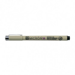 Marker, długopis Pigma Micron 08, 0,5 mm czarny, Sakura Marker, długopis Pigma Micron 08, 0,5 mm czarny, Sakura
