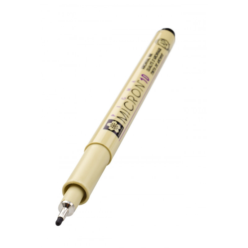 Marker, długopis Pigma Micron 10, 0,6 mm czarny, Sakura Marker, długopis Pigma Micron 10, 0,6 mm czarny, Sakura