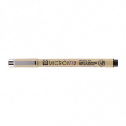 Marker, długopis Pigma Micron 12, 0,7 mm czarny, Sakura Marker, długopis Pigma Micron 12, 0,7 mm czarny, Sakura