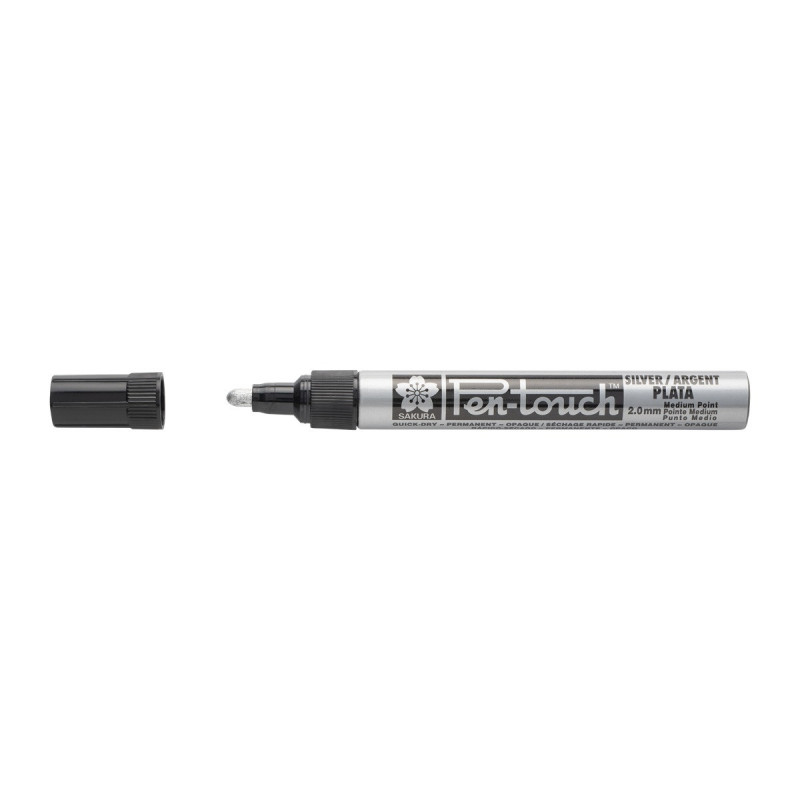 Marker Pen-touch Medium srebrny, Sakura Marker Pen-touch Medium srebrny, Sakura