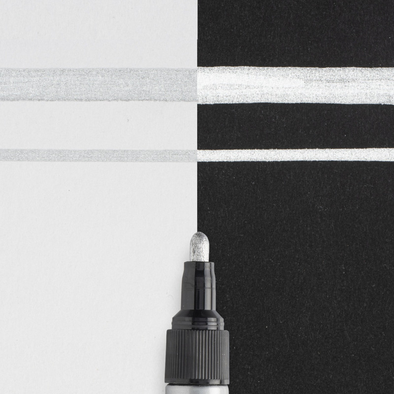 Marker Pen-touch Medium srebrny, Sakura Marker Pen-touch Medium srebrny, Sakura