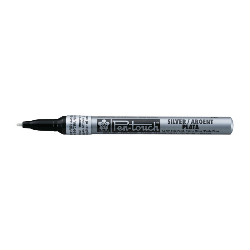 Marker Pen-touch Fine srebrny, Sakura Marker Pen-touch Fine srebrny, Sakura