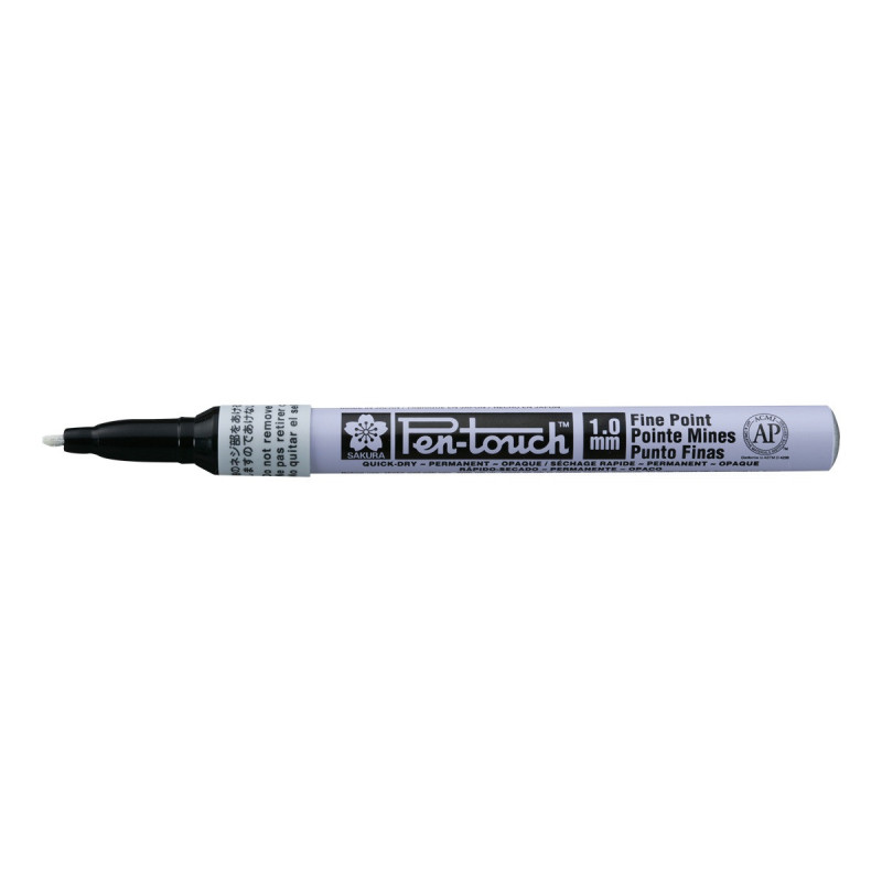 Marker Pen-touch Fine biały, Sakura Marker Pen-touch Fine biały, Sakura