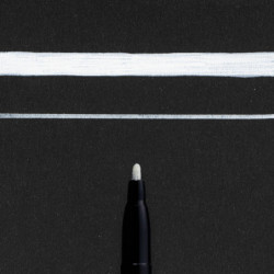 Marker Pen-touch Fine biały, Sakura Marker Pen-touch Fine biały, Sakura