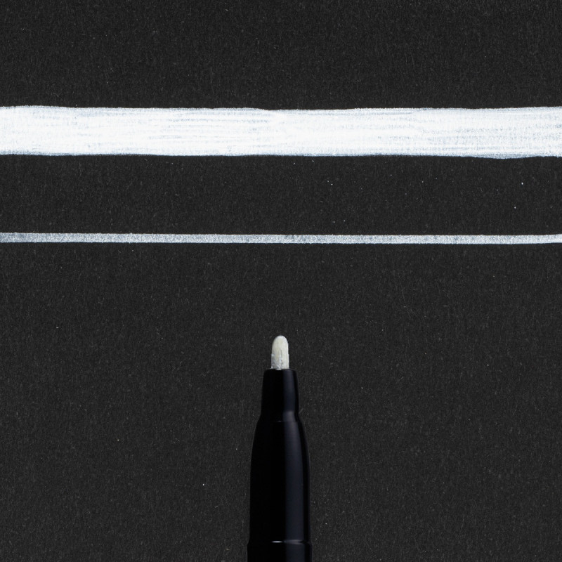 Marker Pen-touch Fine biały, Sakura Marker Pen-touch Fine biały, Sakura