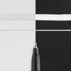 Marker Pen-touch Extra Fine srebrny, Sakura Marker Pen-touch Extra Fine srebrny, Sakura