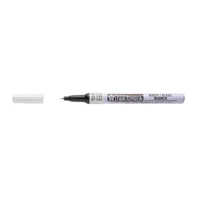 Marker Pen-touch Extra Fine biały, Sakura Marker Pen-touch Extra Fine biały, Sakura