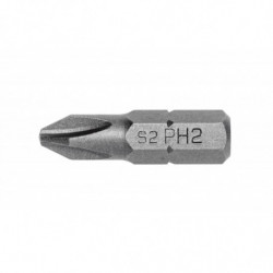Końcówki wkrętakowe PH2 ,(5szt) 25mm Końcówki wkrętakowe PH2 ,(5szt) 25mm