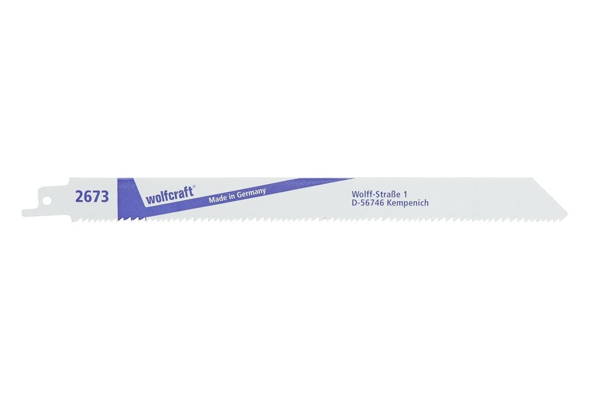 2 brzeszczoty szablaste BiM Wolfcraft dł. 210mm