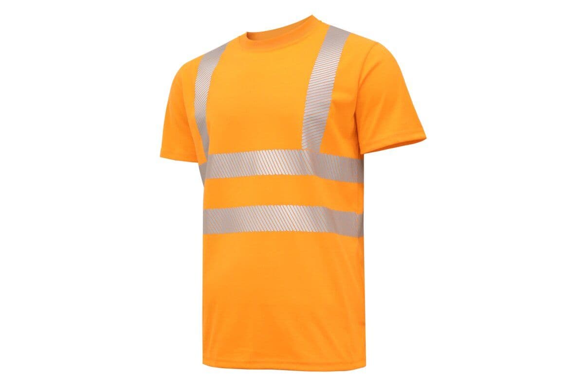 JURAL II T-shirt polibawełniany ostrzegawczy pomarańczowy