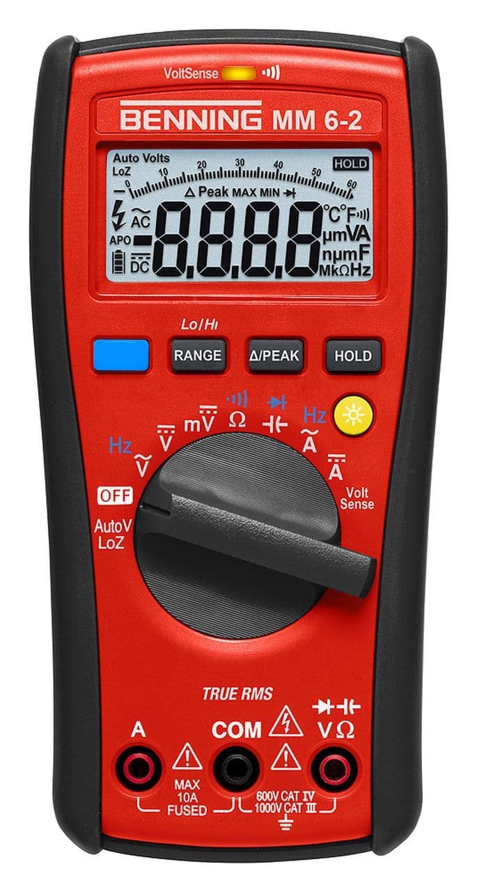 Miernik uniwersalny BENNING MM 6-2, cyfrowy z akcesoriami