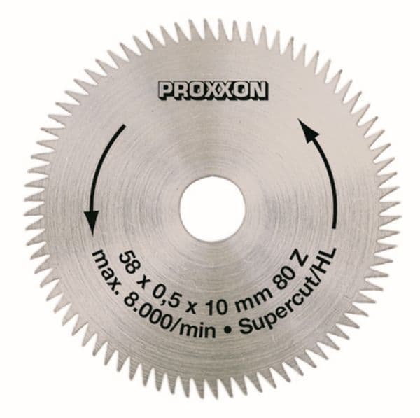Tarcza 58/10 mm super-cut Proxxon