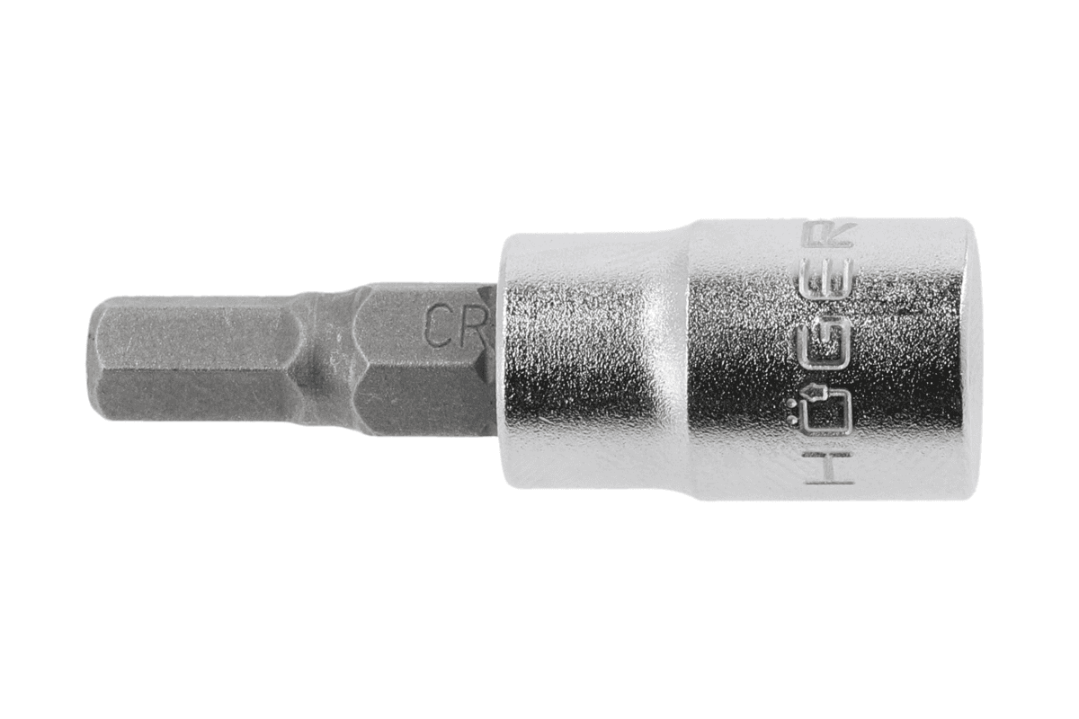 Nasadka z końcówką wkrętakową Hex, 1/4"