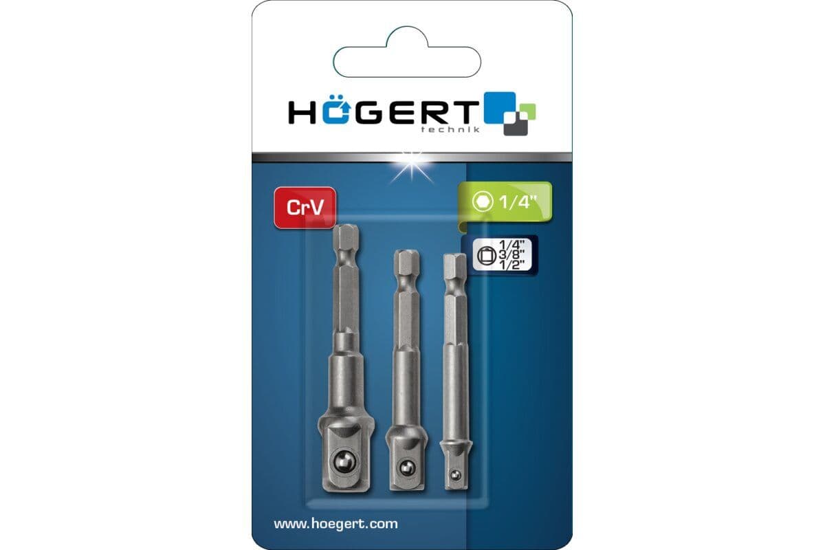 Adapter do nasadek, uchwyt wiertarkowy, 1/4, 3/8, 1/2 cala