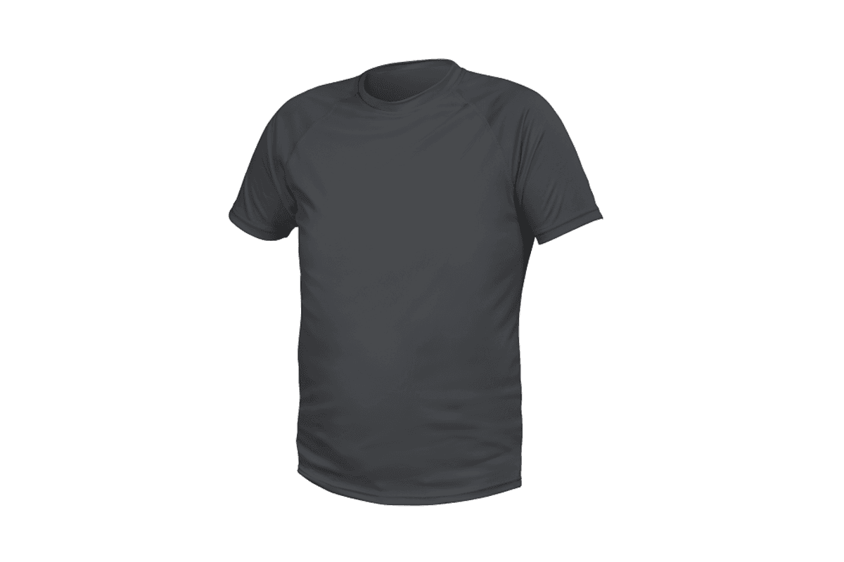 SEEVE T-shirt poliestrowy grafitowy