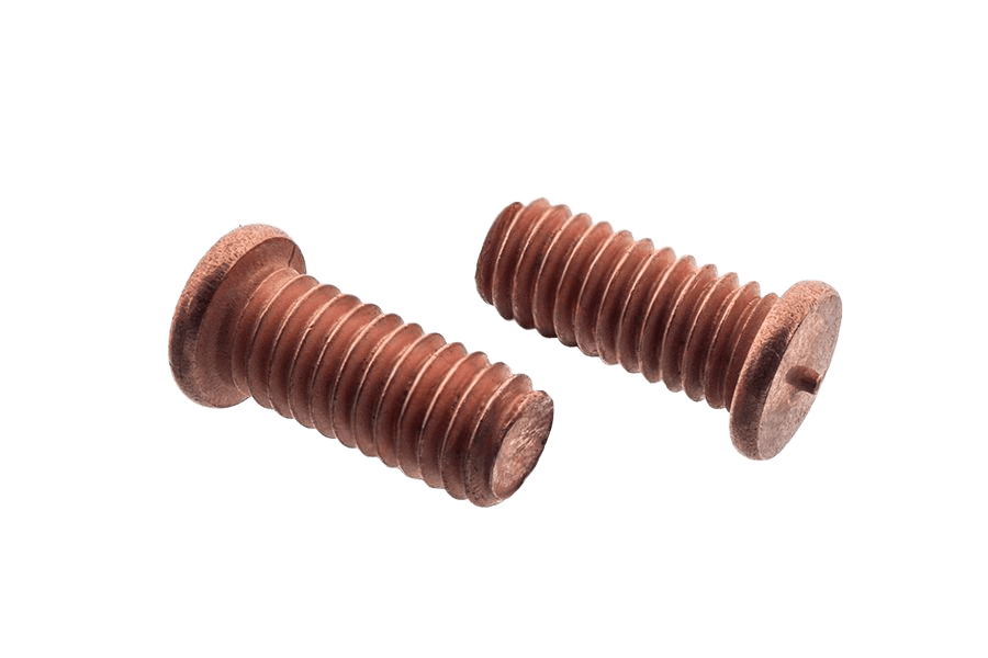Kołek do zgrzewania ISO 13918 PT, miedziowanie