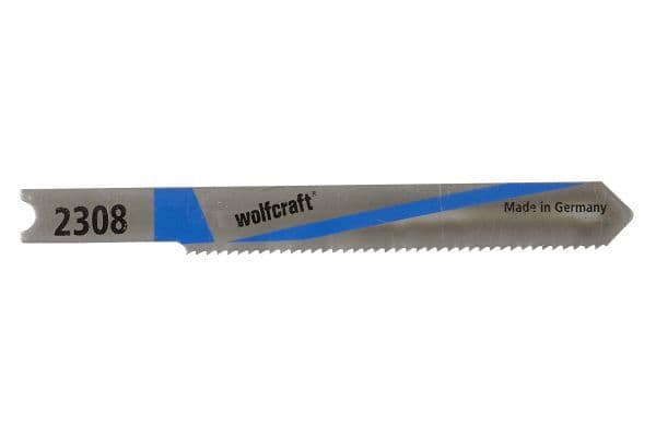 2 brzeszczoty Wolfcraft - uchwyt U, 1-3 mm, blachy, metale nieżelazne