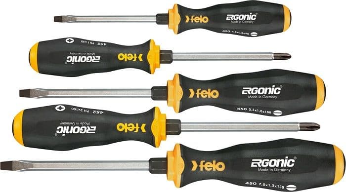 Zestaw 5 wkrętaków FELO Ergonic [5 cz.] do pobijania
