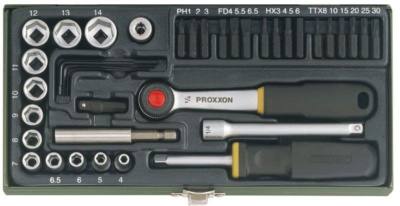 Zestaw narzędzi 1/4"  PROXXON [39 części]