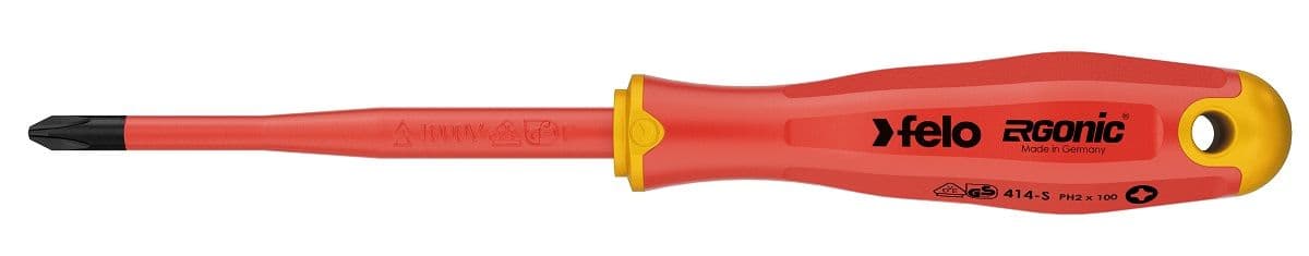 Wkrętak krzyżowy PH1 - 80  FELO ERGONIC SLIM