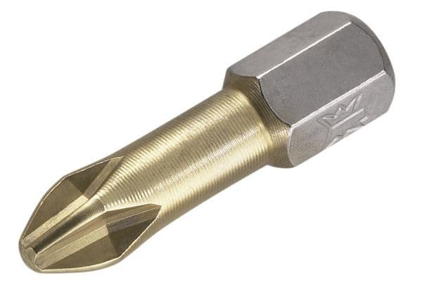 Bit krzyżowy PH Wolfcraft - 25 mm/ TIN