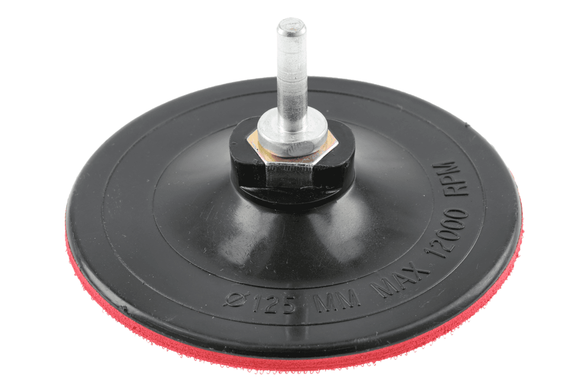 Krążek z rzepem Ø125mm M14 z trzpieniem