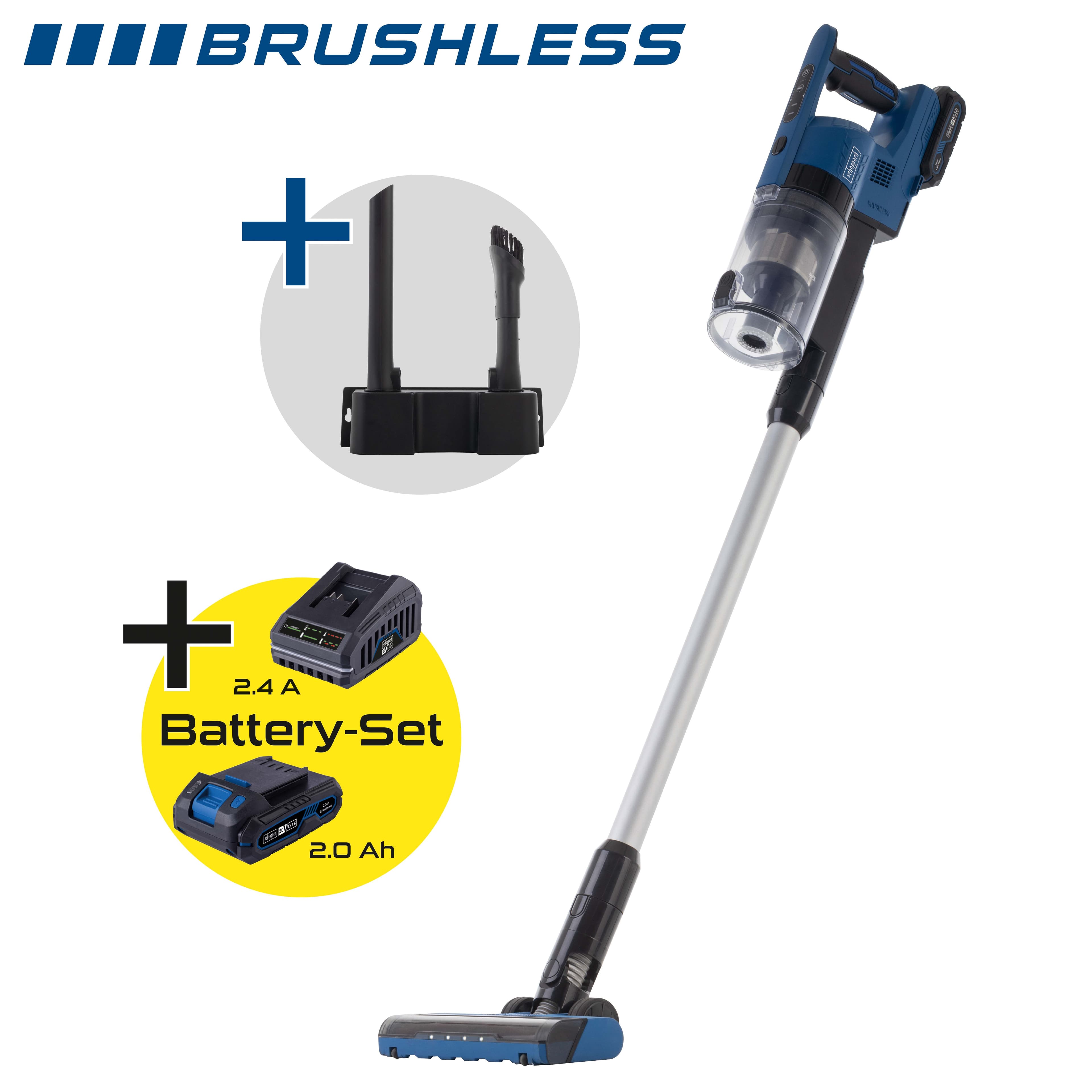 Odkurzacz ręczny akumulatorowy 20 V zestaw BC-VC250-X Set S Scheppach 5909277400