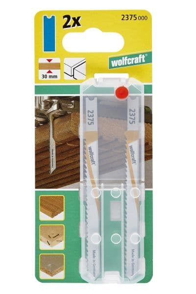 2 brzeszczoty Wolfcraft - uchwyt U, dokładne i czyste cięcia