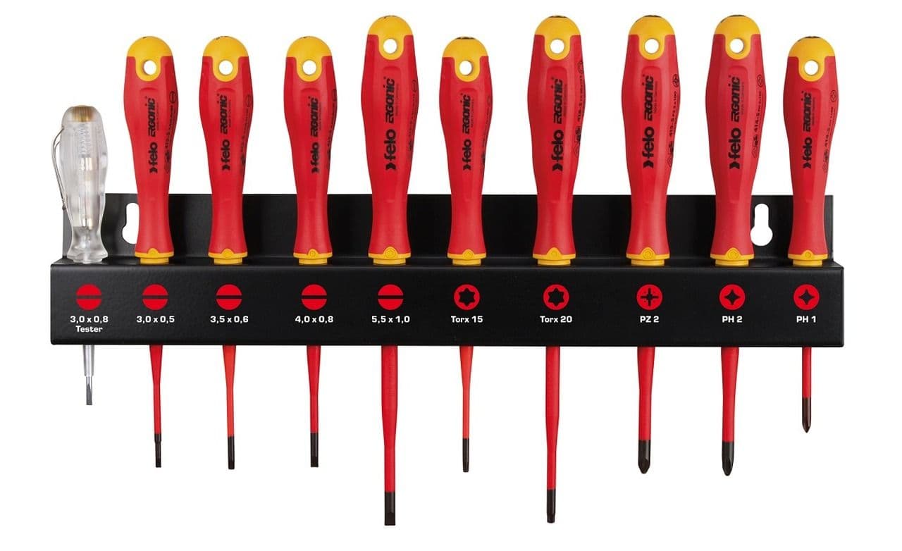 Zestaw Ergonic Slim VDE 10 szt. na szynie