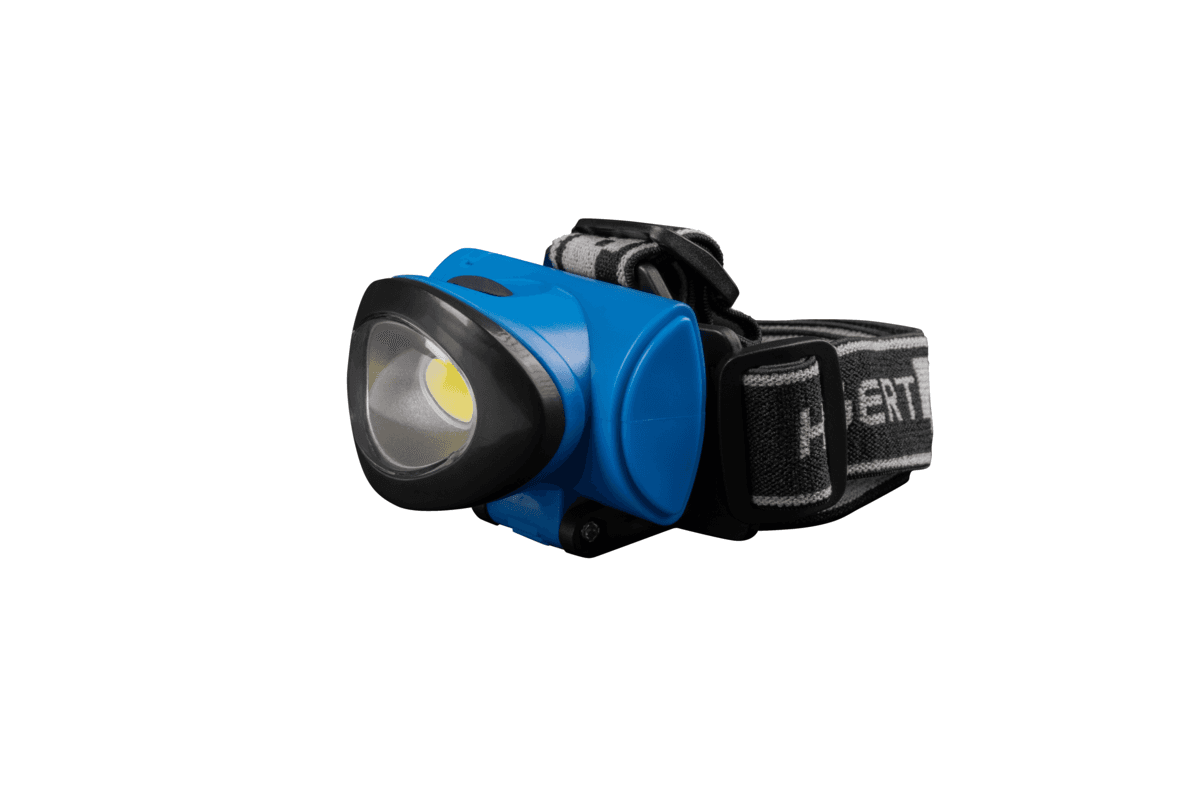 Latarka czołowa,3x AAA 1.5V (bez baterii),3W,160lm,10m,IP20