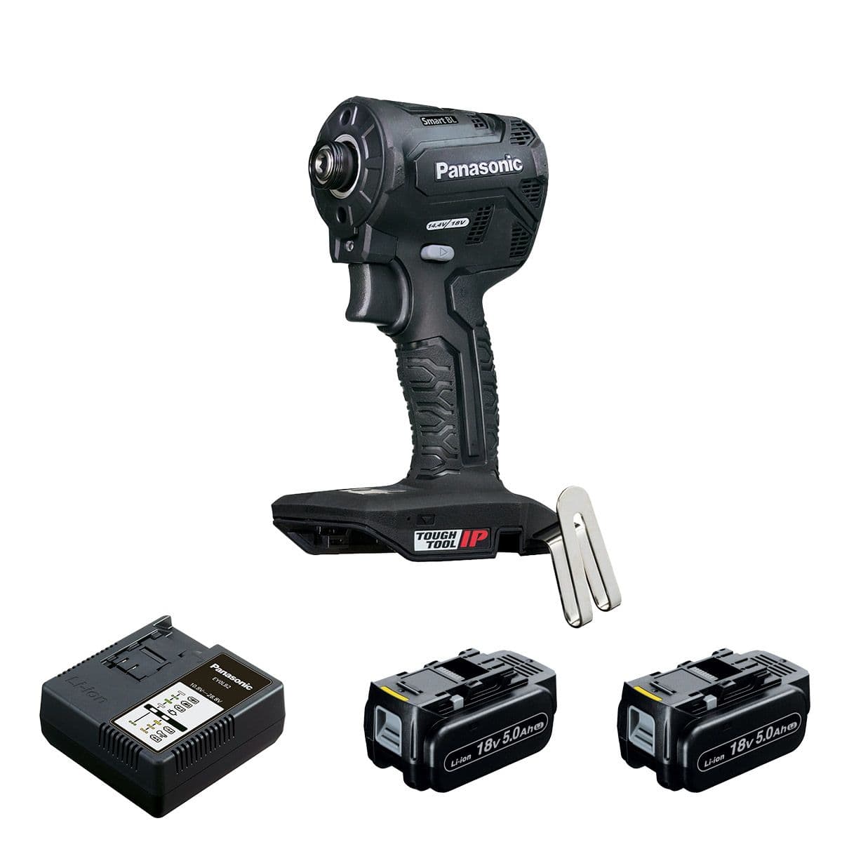 Zakrętarka udarowa 18V Panasonic EY1PD1 + ładowarka + 2 x aku 18 V + systainer