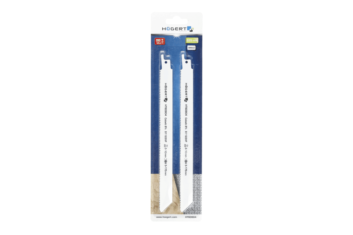 Brzeszczot do pilarki szablastej 230 mm, do drewna, metalu, plastiku 2 szt.
