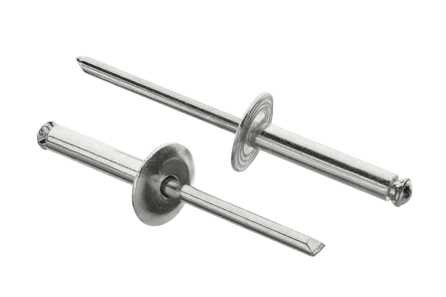 Nit zrywalny rozprężny z łbem powiększonym AN 395, aluminium/stal