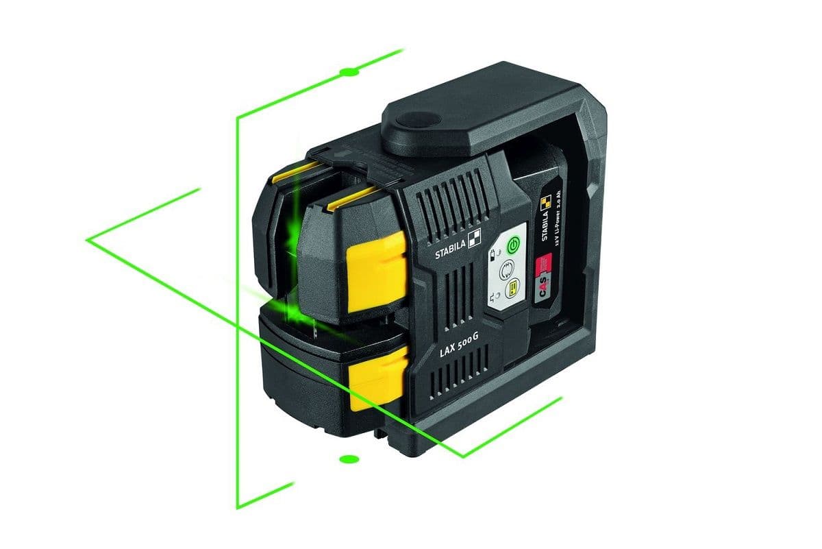Laser krzyżowy STABILA  LAX 500G 7- częściowy zestaw