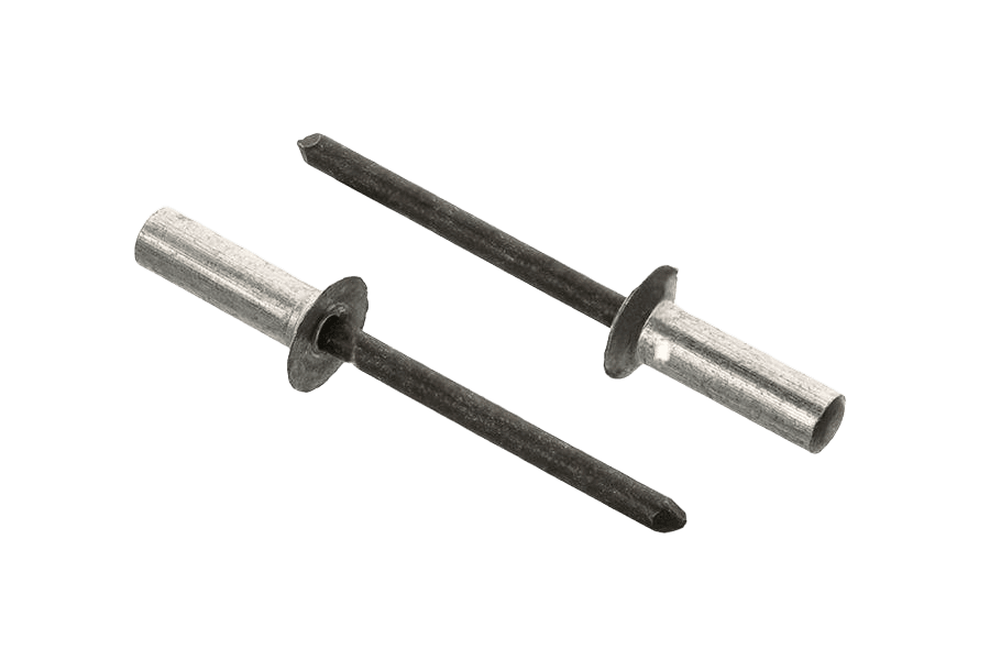 Nit zrywalny szczelny z łbem stożkowym ISO 15974, aluminium/stal
