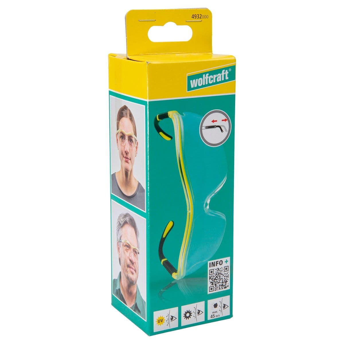 Okulary ochronne OUTDOOR Wolfcraft NEON (CE)