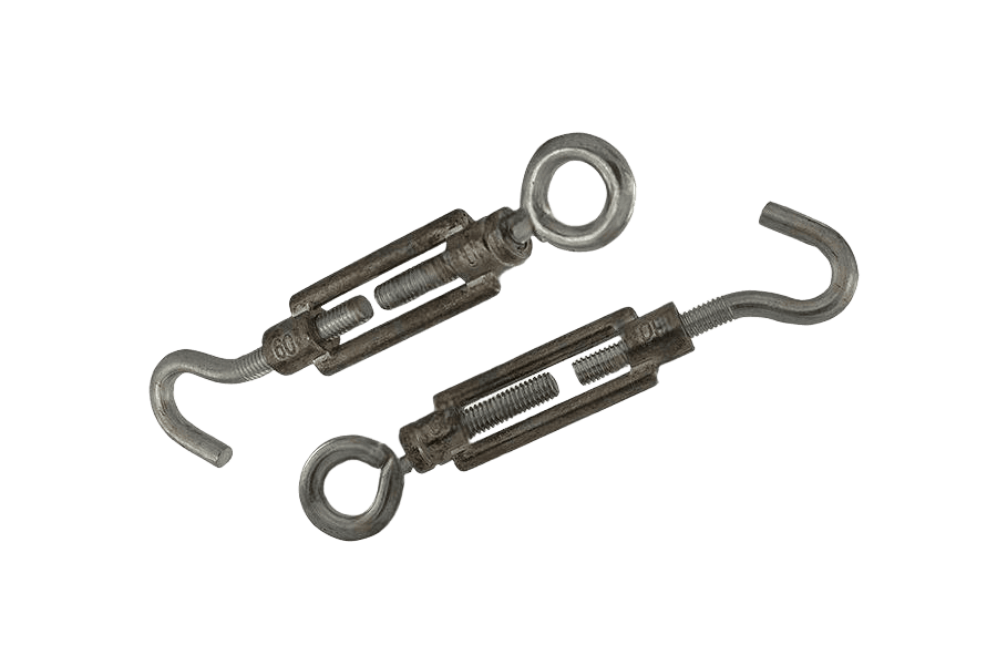 Śruba napinająca oczko–oczko AN 99, ocynk biały