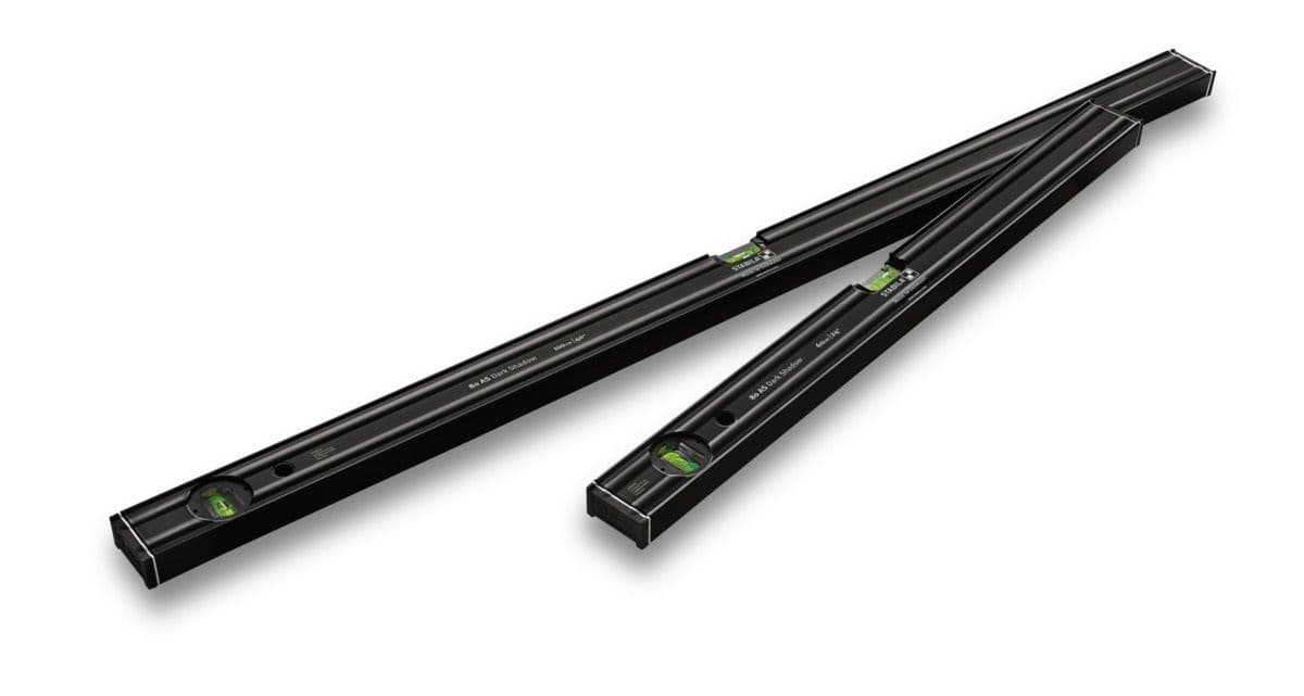 Pakiet dwóch poziomnic STABILA 80AS-2 60 cm + 80AS-2 120 cm limitowanej edycji Dark Shadow