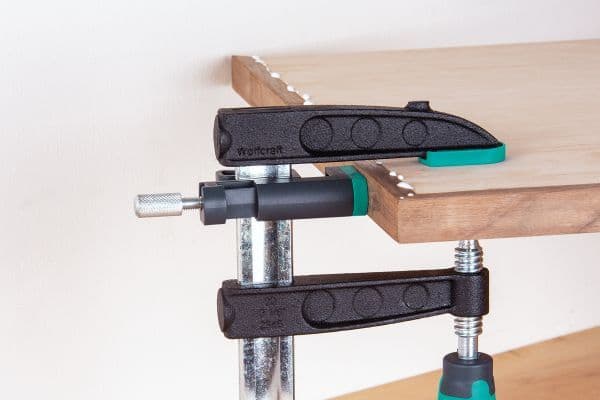 Adapter kantowy do ścisków Wolfcraft z szyną prowadzącą [2 szt.]