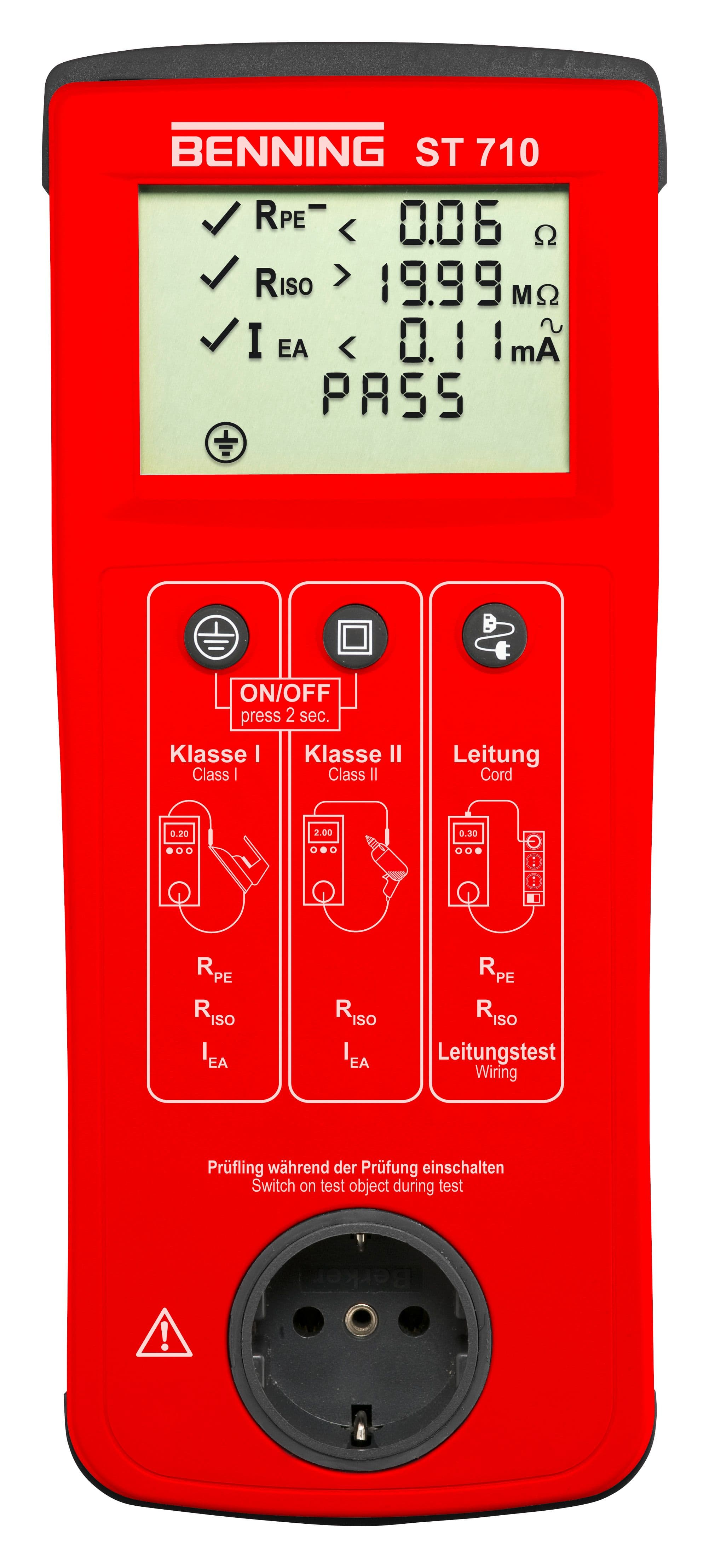BG ST 710 PRZYRZĄD DO TESTU URZĄDZEN ELEKTRYCZNYCH