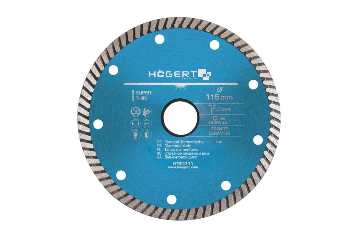 Tarcza diamentowa turbo, super cienka