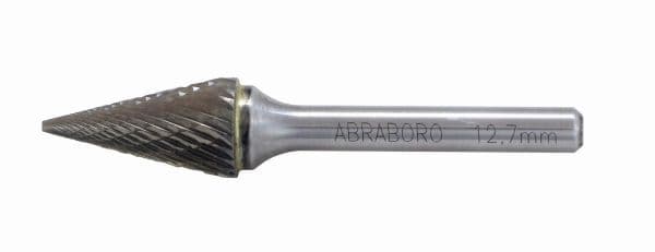 Frez do metalu ABRABORO Typ M, stożek ostry TCT